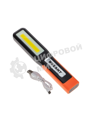 Фонарь-трансформер заряжаемый NEW AGE Rexant СОВ рабочий/поисковый/автомобильный дальний свет 3 Вт/ближний свет 6 Вт/аварийный красный