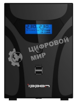 Источник бесперебойного питания Ippon Smart Power Pro II 1200 720Вт 1200ВА черный