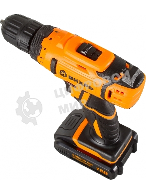 Дрель-шуруповерт Вихрь ДА-18Л-2К/Б, 18 В, 2 Ач, 45 Нм, щеточный