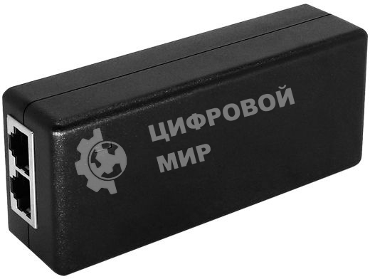 Инжектор PoE Digma DNP30W48GTAP 10/100/1000BASE-T 30Вт 100-240В(АС)