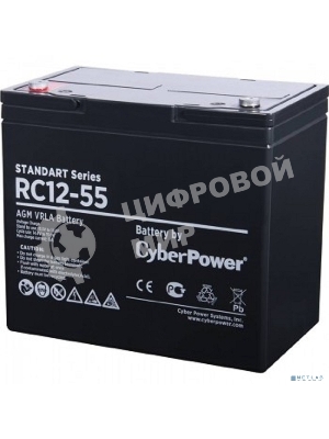 Батарея для ИБП SS CyberPower Standart series RC 12-55/12V 55 Ah