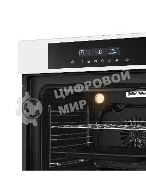 Шкаф духовой электрический Maunfeld AEOD60103W, 60л, дверца с 3 стеклами, белый