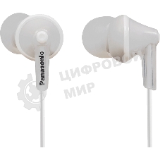 Проводные наушники Panasonic RP-HJE125E-W белый, внутриканальные, Jack 3.5 мм