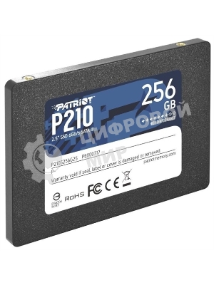 Накопитель SSD Patriot P210, 256Gb, SATA III, 2.5