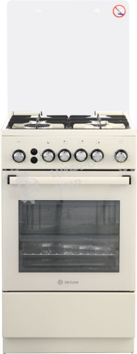 Плита Газовая De Luxe 5040.30г(кр) ЧР-013 бежевый