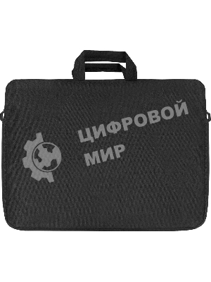 Сумка для ноутбука Defender Monte 17'' черный, органайзер 