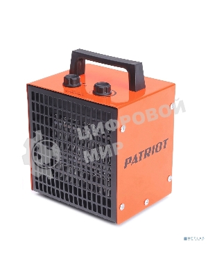Тепловентилятор электрический Patriot PT Q 3S, оранжевый/черный, 2000 Вт, 25 м2, термостат