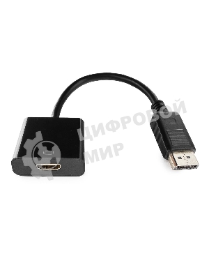 Переходник DisplayPort - HDMI Cablexpert A-DPM-HDMIF-002, 20M/19F, пакет