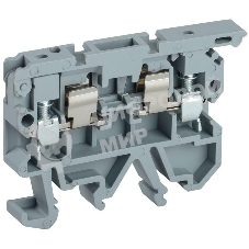 Клемма винтовая КВИ-4-П с держат. предохр. 5х20 сер. IEK YZN30-004F-K02