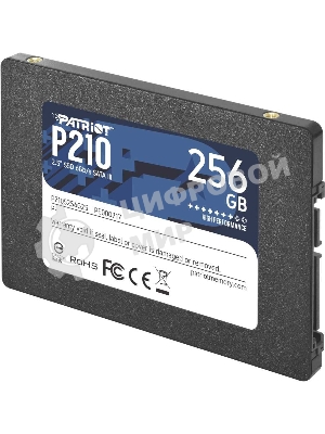 Накопитель SSD Patriot P210, 256Gb, SATA III, 2.5