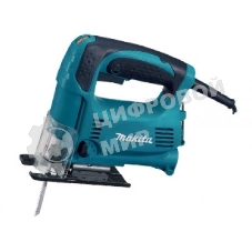 Макита Лобзики Makita 4328 Лобзик,в\рук, 450Вт,500-3100об\м,ход-18мм,рез-65мм,1.8кг,кор,маятн,стальн подошва