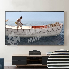 Экран Cinema S'OK SCPSFR-200x113UST-PET для ультракороткофокусных проекторов 90'' 16:9 настенный, постоянного натяжения, полотно PET Crystal ALR UST, рама черная 1 см