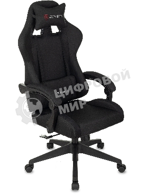 Кресло Бюрократ Zombie Predator Neo Black черный, экокожа, 120 кг, механизм качания