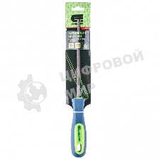 Напильник Сибртех, 150 мм, круглый, двухкомпонентная рукоятка, №2