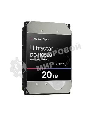 Жесткий диск Western Digital HDD SAS Server 20Tb Ultrastar DC HC560 7200 12Gb/s 512MB 1 year warranty