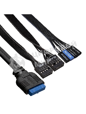 Компьютерный корпус Miditower ExeGate AA-442U2-UNS500 (ATX, БП UNS500 с вент. 12см, 1хUSB+2хUSB 3.0, аудио, черный)