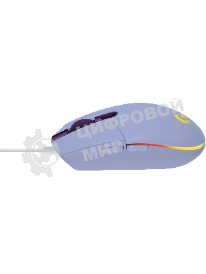 Мышь проводная Logitech G102 LIGHTSYNC фиолетовый, 8000 dpi, USB, кнопки - 6