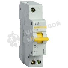 Выключатель-разъединитель трехпозиционный 1п ВРТ-63 32А IEK MPR10-1-032