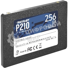 Накопитель SSD Patriot P210, 256Gb, SATA III, 2.5