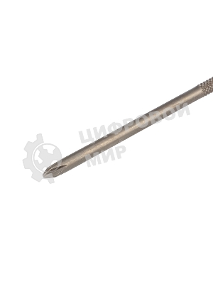 Отвертка крестовая Rexant PH 1х100 мм, трехкомпонентная рукоятка, сталь S2