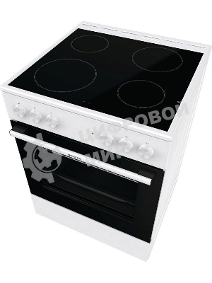 Плита электрическая Gorenje GEC6A11WG белый, конфорок 4 шт, духовка 65 л, 60 см x 85 см x 60 см