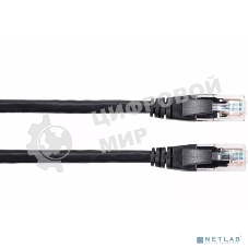 Патч-корд литой AOpen ANP612B-BK-20M (7/0.20) UTP Cat.6 черный 20m