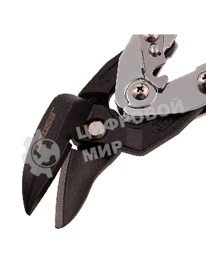 Ножницы по металлу GROSS 78351 усиленные 255мм прямой и правый резсталь-СrMo двухкомп.рукоятки