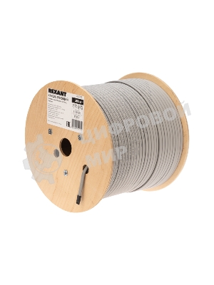Кабель греющий (нагревательный) Rexant саморегулирующийся SRL30-2, неэкранированный, 30Вт/м, 0,9мм2/55м, 300м