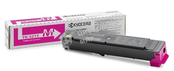 Картридж лазерный Kyocera TK-5215M (1T02R6BNL0) пурпурный для TASKalfa 406ci 15000 стр.