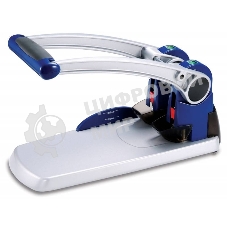 Дырокол Kw-Trio Heavy Duty 9550, до 300 листов, металл синий/серебристый, отверстий: 2, с линейкой