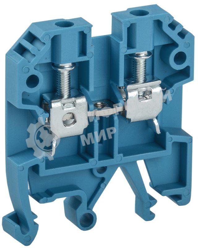 Клемма винтовая КВИ-4 кв.мм синяя IEK YZN30-004-K07