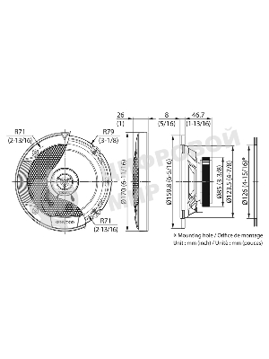 Колонки автомобильные Kenwood KFC-S1676EX 330Вт 87дБ 4Ом 16см (6.5дюйм) (ком.:2кол.) коаксиальные