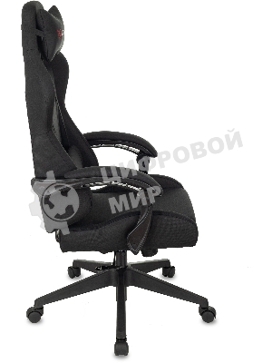 Кресло Бюрократ Zombie Predator Neo Black черный, экокожа, 120 кг, механизм качания