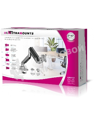 Кронштейн для мониторов Ultramounts UM717 серебристый 17