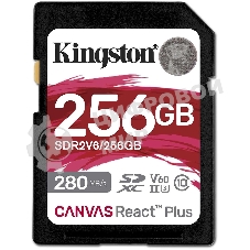Флеш карта SDXC Kingston SDR2V6/256Gb Canvas React Plus w/o adapter 256Gb