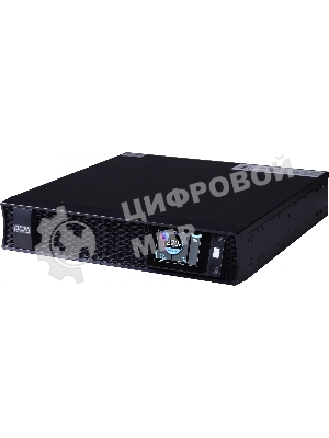 Источник бесперебойного питания Powercom Next, On-Line, 3000VA/3000W, Rack/Tower, 8*IEC320-C13 + 2*C19, LCD, Serial+USB, SmartSlot, подкл. доп. Батарей (2027233)