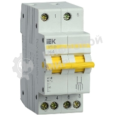 Выключатель-разъединитель трехпозиционный 2п ВРТ-63 16А IEK MPR10-2-016