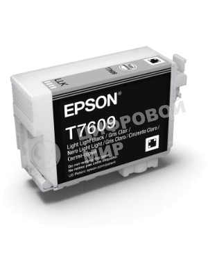 Картридж струйный Epson C13T76094010 светло-серый (26 мл) для SureColor SC-P600
