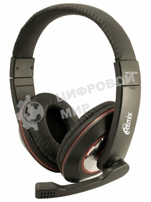 Гарнитура Ritmix RH-516M чёрный, проводная, 3.5 мм