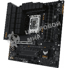 Материнская плата ASUS TUF GAMING B760M-PLUS, LGA 1700, Intel B760, 4xDDR5, 4xSATA, 2xM.2, 1xPCIe 5.0 x16, 1xPCIe 4.0 x4, 1xPCIe x1, 2xUSB-A 3.2 Gen 2, 3xUSB-A 3.2 Gen 1, 2xUSB 2.0, 1xUSB-C 3.2 Gen 2x2, 1x2.5Gb LAN, 5x3.5 мм, 7.1, mATX