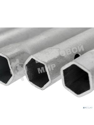 Набор ключей-трубок торцевых Rexant 6х22 мм, вороток, оцинкованные, 10 шт.