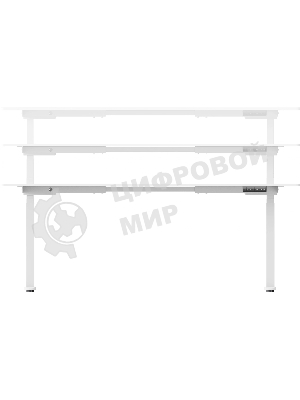 Подстолье Cactus CS-EDLF-WT каркас белый