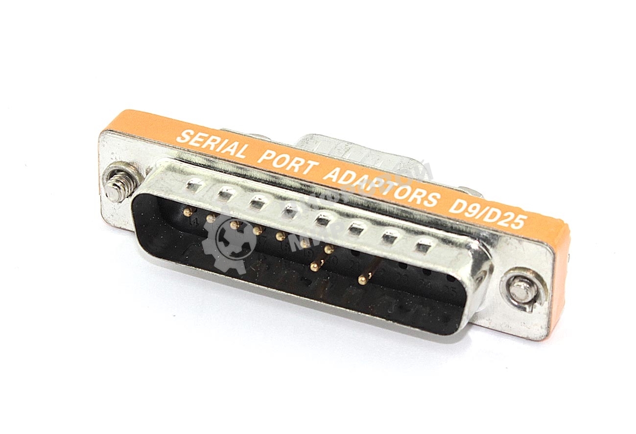 Переходник последовательный порт DB9 на DB25 папа-папа
