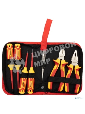 Набор диэлектрического инструмента Rexant RI-01, 7 предметов, до 1000 В, тканевый пенал