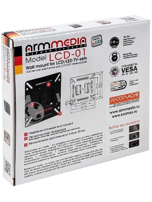 Кронштейн Arm media LCD-01 черный, 15-32