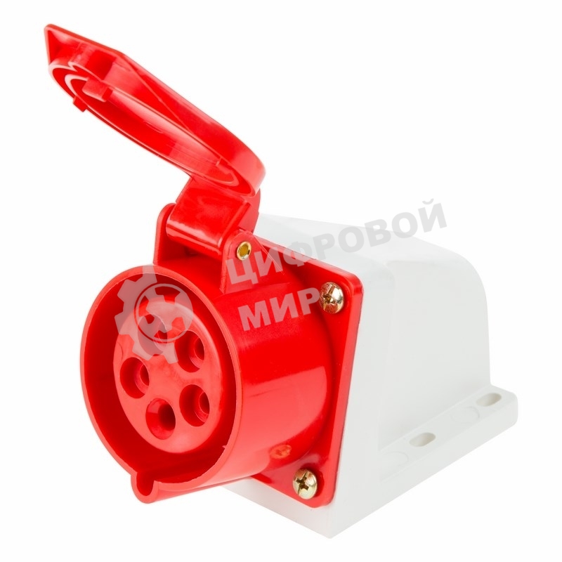 Розетка Rexant 115 стационарная 3Р+РЕ+N 16А 380В IP44