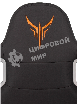 Кресло Knight OUTRIDER черный, экокожа, 120 кг, механизм качания