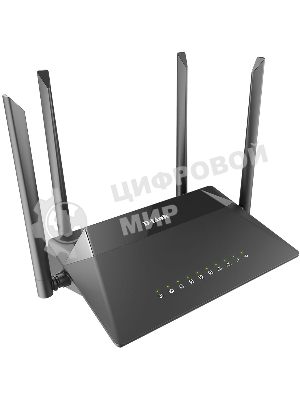 Беспроводной двухдиапазонный гигабитный маршрутизатор D-Link DIR-853/URU/R3A AC1300 Wave 2 с поддержкой технологии MU-MIMO, 3G/LTE и USB-портом 3.0