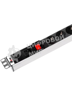 Блок распределения питания Rem R-16-7S-V-440-Z гор.размещ. 7xSchuko базовые 16A EN 60320 С20