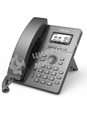 Телефон IP Flyingvoice P10P черный